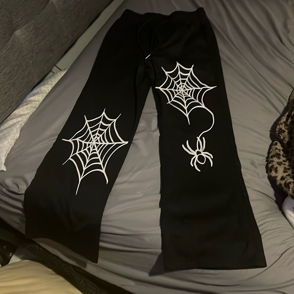 Shein Spider Flare Pants
